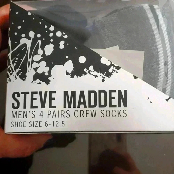STEVE MADDEN MEN CREW SOCKS - Picture 1 of 3